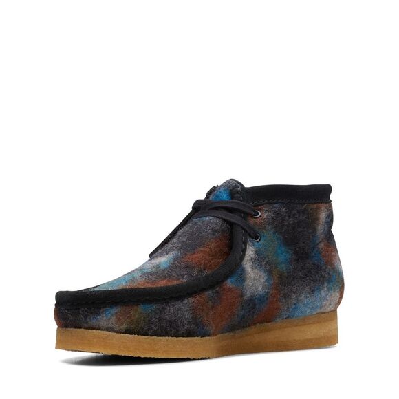 Clarks Mens Wallabee Boot Black Boots (NWT) - Picture 4 of 6